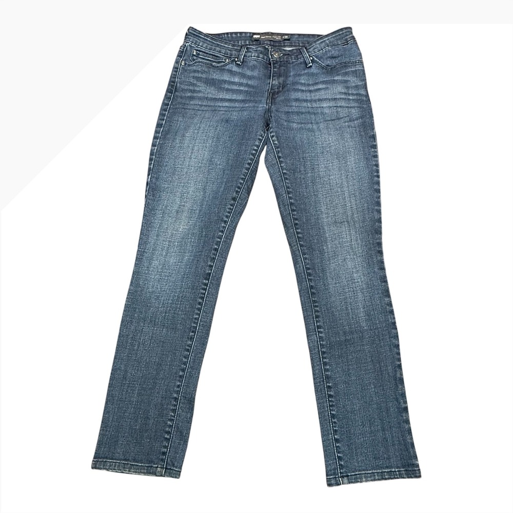 Levis Demi Curve Modern Rise Skinny Jeans Womens 6/28 Medium Wash Blue Denim